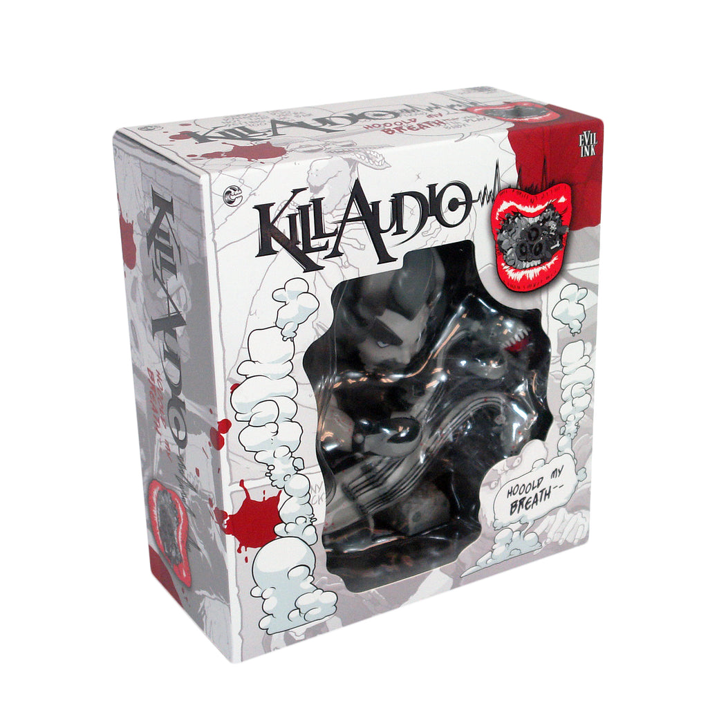 Kill Audio Vinyl Figure - Monochrome / Blood Splatter Edition