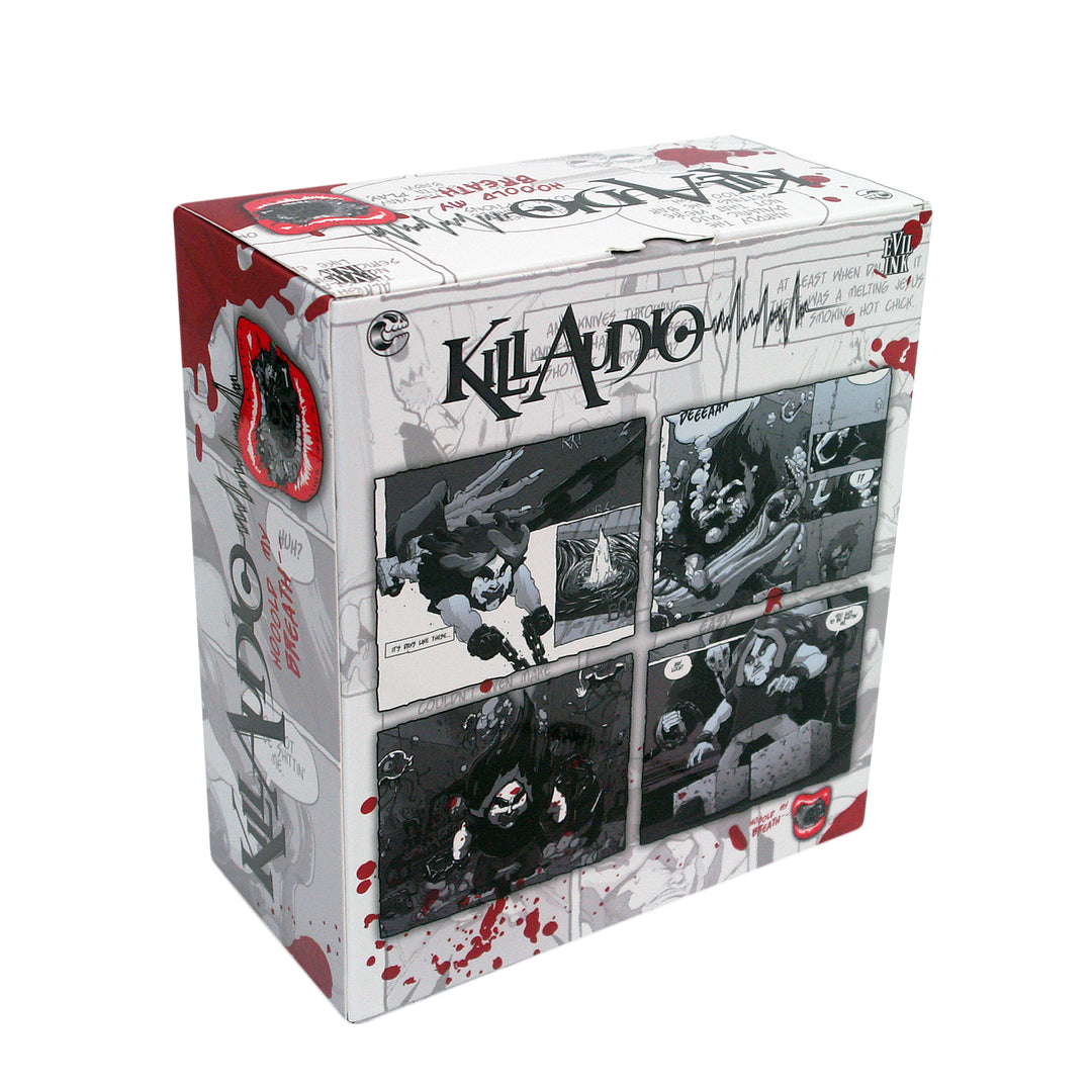 Kill Audio Vinyl Figure - Monochrome / Blood Splatter